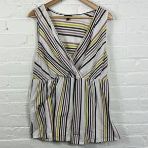 Torrid Women's Lightweight Striped Tank Top Sleeveless Multicolor Plus Size 3X